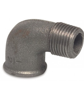 Kolano czarne nyplowe 3/4" WZ